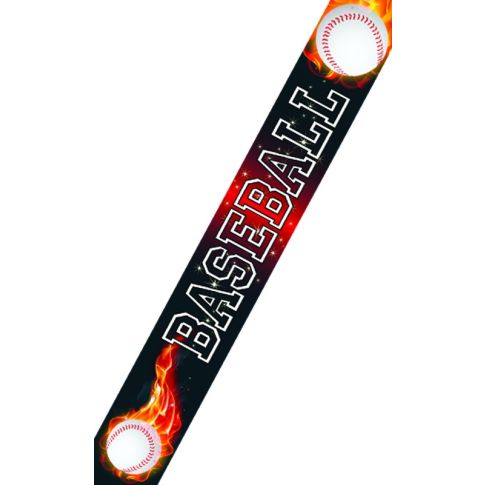 Baseball Inferno Neck Ribbon