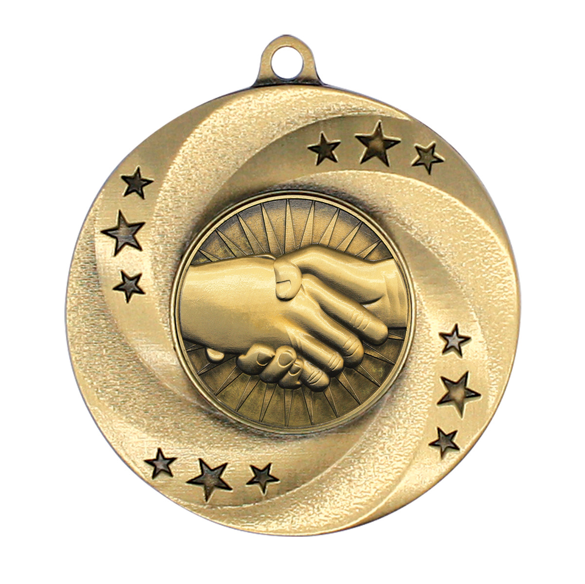 Matrix Series Handshake Medal, 2″